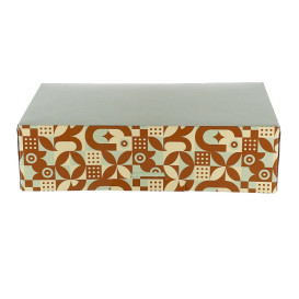 Caixa Bombons e Doces Menta Chocolate 22x15x6cm (100 Uds)