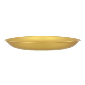 Prato Reutilizavel Durable PP Mineral Ouro Ø21cm (54 Uds)