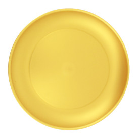 Prato Reutilizavel Durable PP Mineral Ouro Ø23,5cm (6 Uds)