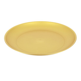Prato Reutilizavel Durable PP Mineral Ouro Ø27,5cm (6 Uds)