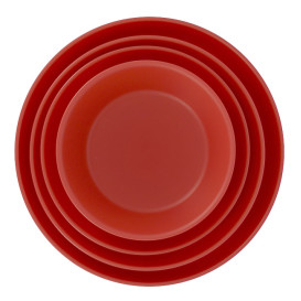 Prato Reutilizavel Durable PP Mineral Vermelho Ø21cm (54 Uds)