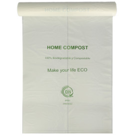 Sacos para Lixo em Rolo 100% Biodegradável 90x110cm (25 Uds)