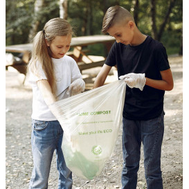 Sacos para Lixo em Rolo 100% Biodegradável 90x110cm (300 Uds)