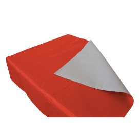Toalha Papel Cortado Mesa Vermelho 1,2x1,2 Metro 40g (300 Uds)