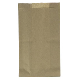 Saco de Papel Antigordura Kraft 14+7x24cm (250 Uds)