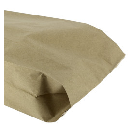 Saco de Papel Antigordura Kraft 14+7x24cm (1000 Uds)