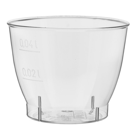 Copo Reutilizável PS Cristal Cool Cup 40ml (50 Uds)