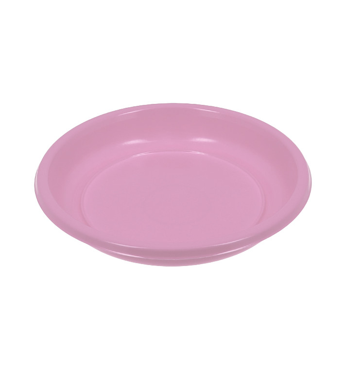 Prato Profundo Reutilizável Económico PS Rosa Ø20,5cm (25 Uds) Prato Profundo Reutilizável Económico PS Rosa Ø20,5cm (25 Uds)