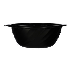Embalagem Redondo PP Preto 550ml Ø149mm (100 Uds)