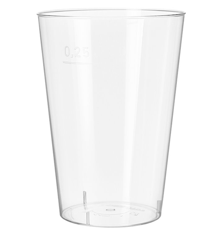 Copo Plastico Cristal Transparente PS 250ml (1000 Uds) Copo Plastico Cristal Transparente PS 250ml (1000 Uds)