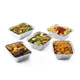 Embalagem de Aluminio 475ml 146x121x40mm (100 Uds)