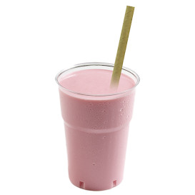 Palhinha Direita Papel Kraft Smoothie Ø8mm 19,7cm (500 Uds)