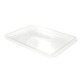 Bandeja Plastica RPET Transparente 35x24cm (50 Uds)