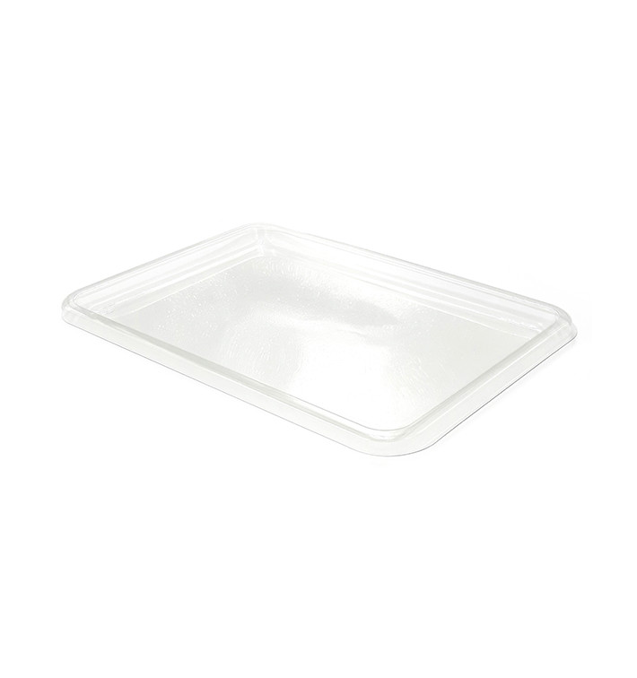 Bandeja Plastica RPET Transparente 35x24cm (50 Uds) Bandeja Plastica RPET Transparente 35x24cm (50 Uds)