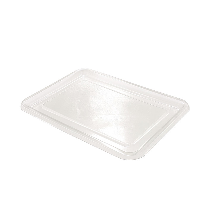 Bandeja Plastica RPET Transparente 46x30cm (10 Uds) Bandeja Plastica RPET Transparente 46x30cm (10 Uds)