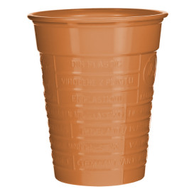 Copo de Plástico PS Laranja 200 ml Ø7cm (1.500 Uds)