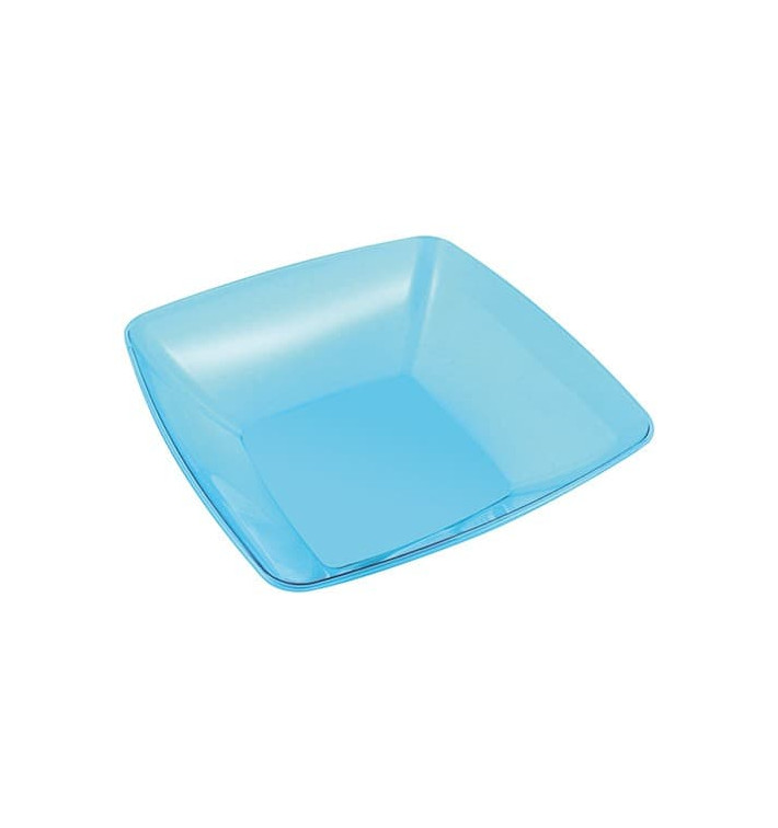 Tigela PS Cristal Duro Turquesa 480ml 14x14cm Tigela PS Cristal Duro Turquesa 480ml 14x14cm