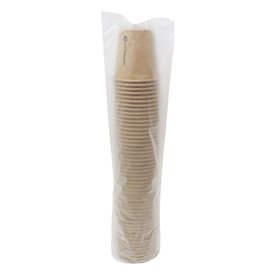 Copos de Cartão 3 Oz/100ml Kraft-Kraft Ø5,8cm (1.500 Uds)