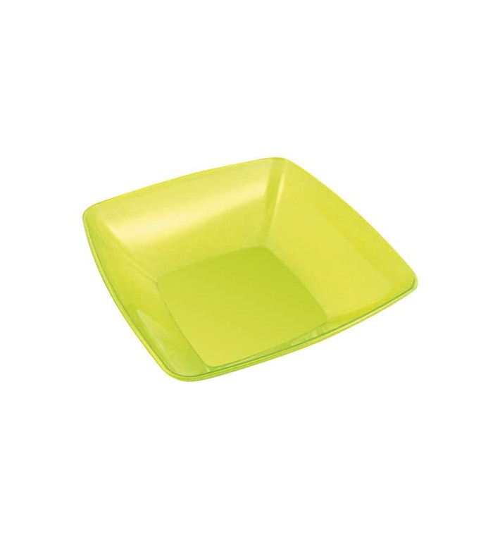 Tigela PS Cristal Duro Verde 480ml 14x14cm Tigela PS Cristal Duro Verde 480ml 14x14cm