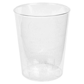 Copo Plastico Cristal Transparente PS 40ml (2000 Uds)