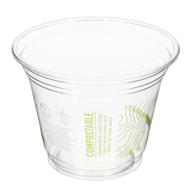 Copo Amido de Milho PLA "Green Stripe" 265ml (50 Uds)
