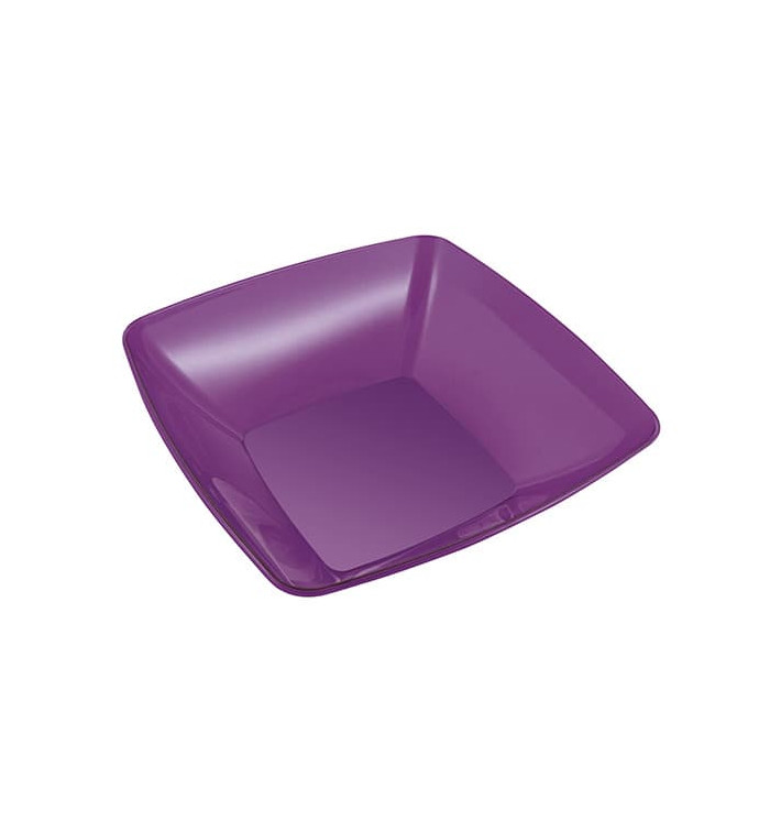 Tigela PS Cristal Duro Berinjela 480ml 14x14cm Tigela PS Cristal Duro Berinjela 480ml 14x14cm