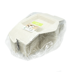 Embalagem MenuBox Cana-de-Açúcar 21x21x4cm 1350ml (50 Uds)