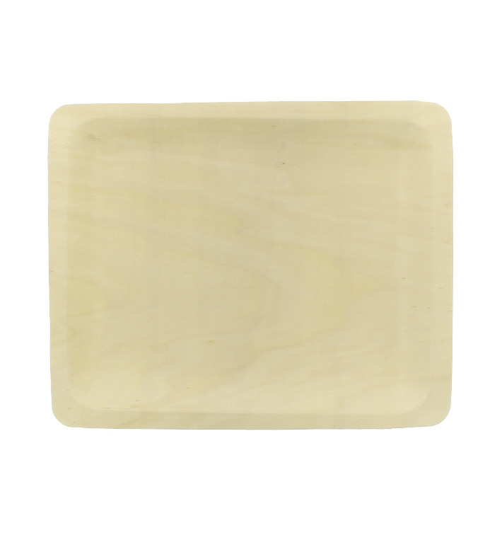 Bandeja de Madeira 26,5x21,5x2cm (20 Uds) Bandeja de Madeira 26,5x21,5x2cm (20 Uds)