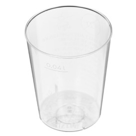 Copo Plastico Cristal Transparente PS 40ml (2000 Uds)