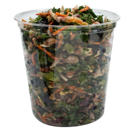 Embalagem Plastico PP "Deli" 32Oz/960ml Transp. Ø120mm (500 Uds)