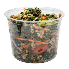 Embalagem Plastico PP "Deli" 24Oz/710ml Transp. Ø120mm (25 Uds)