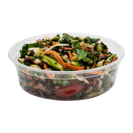 Embalagem Plastico PP "Deli" 8Oz/266ml Transp. Ø120mm (25 Uds)