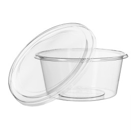 Tampa Embalagem Compostáveis PLA 145ml (100 Uds)