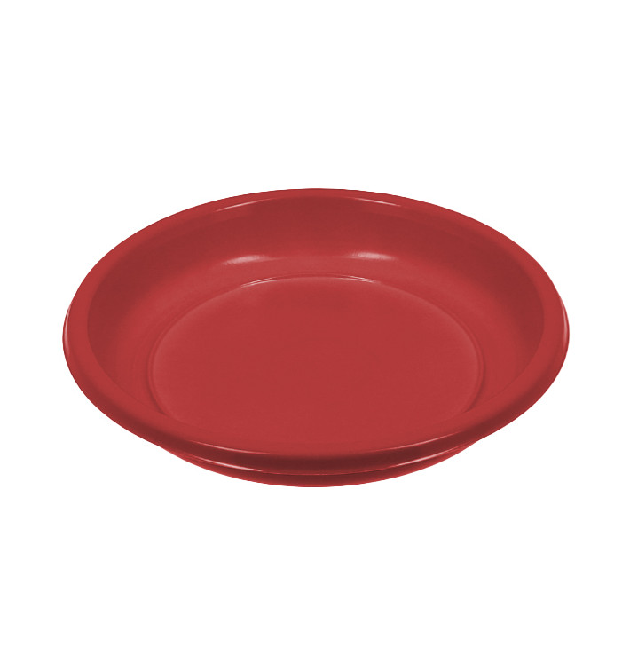 Prato Profundo Reutilizável Económico PS Vermelho Ø20,5cm (25 Uds) Prato Profundo Reutilizável Económico PS Vermelho Ø20,5cm (25 Uds)
