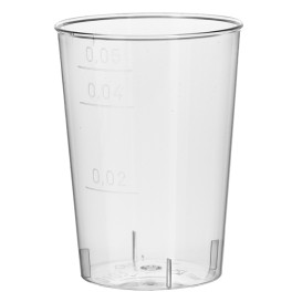 Copo Plastico Cristal Transparente PS 50ml (40 Uds)