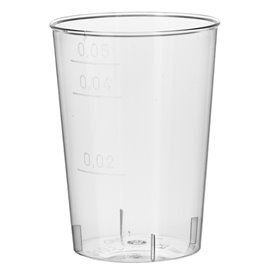 Copo Plastico Cristal Transparente PS 50ml (1.600 Uds)