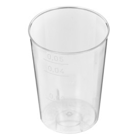 Copo Plastico Cristal Transparente PS 50ml (1.600 Uds)