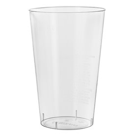 Copo Plastico Cristal Transparente PS 400ml (50 Uds)