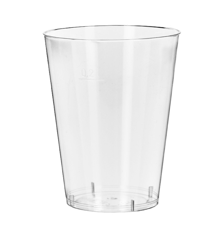 Copo Plastico Cristal Transparente PS 200ml (50 Uds) Copo Plastico Cristal Transparente PS 200ml (50 Uds)
