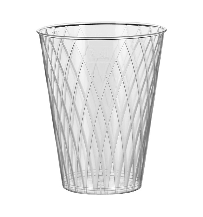Copo Plastico Cristal Transparente PS 200ml (50 Uds) Copo Plastico Cristal Transparente PS 200ml (50 Uds)