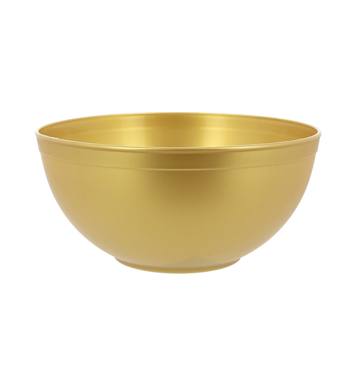 Tigela Reutilizável PP Mineral Ouro 2l Ø20cm (1 Ud) Tigela Reutilizável PP Mineral Ouro 2l Ø20cm (1 Ud)