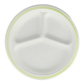 Prato de Cartão Chinet 3 Compart. 260mm Flavour (540 Unidades)