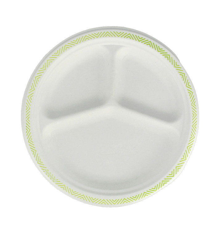 Prato de Cartão Chinet 3 Compart. 260mm Flavour (540 Unidades) Prato de Cartão Chinet 3 Compart. 260mm Flavour (540 Unidades)