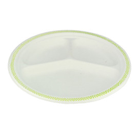 Prato de Cartão Chinet 3 Compart. 260mm Flavour (540 Unidades)
