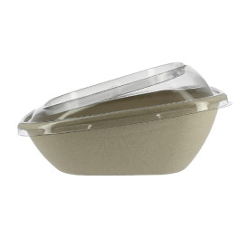 Embalagem Cana-açúcar com tampa 750ml 190x190x80mm (90 Uds)