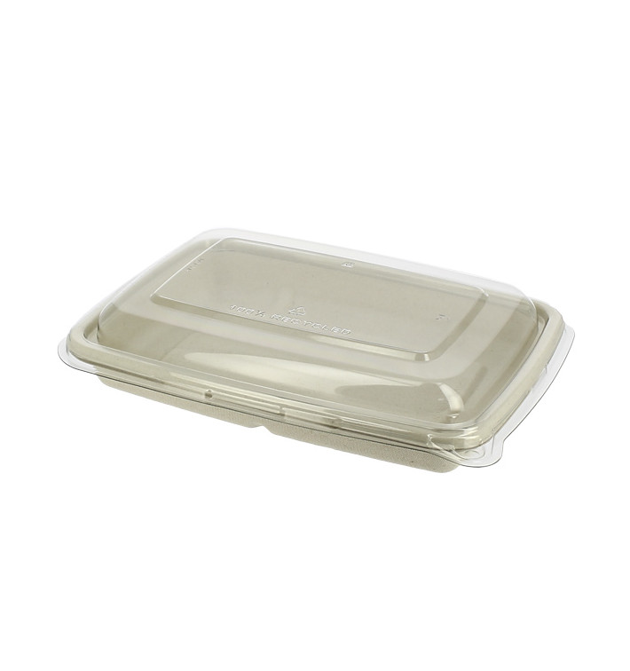 Embalagem Cana-açúcar com tampa 600ml 230x160x50mm (90 Uds) Embalagem Cana-açúcar com tampa 600ml 230x160x50mm (90 Uds)
