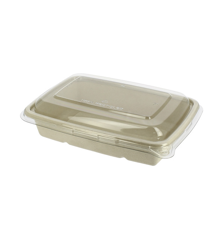 Embalagem Cana-açúcar com tampa 950ml 230x160x60mm (90 Uds) Embalagem Cana-açúcar com tampa 950ml 230x160x60mm (90 Uds)