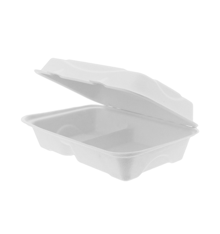 Embalagem Cana-de-açúcar Branco 2C 23x15x7,5cm (250 Uds) Embalagem Cana-de-açúcar Branco 2C 23x15x7,5cm (250 Uds)