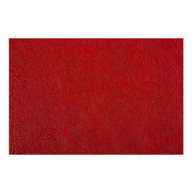 Toalha Descartável Não Tecido PLUS Vermelho 100x100cm (100 Uds)