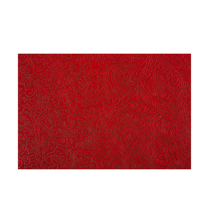 Toalha Descartável Não Tecido PLUS Vermelho 120x120cm (100 Uds)